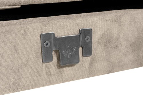 Rohová sedacia súprava / Rohová pohovka Como Eco Left - Beige, Black