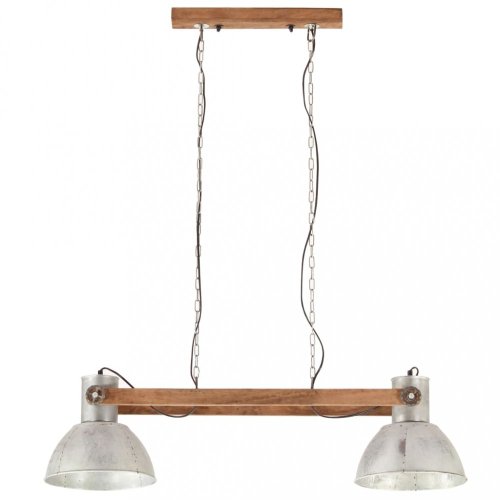 Závěsná lampa kov / mangovníkové dřevo Dekorhome