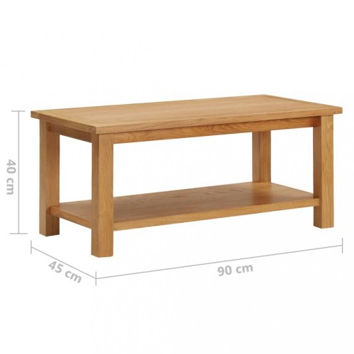 Konferenčný stolík masívne dubové drevo Dekorhome - ROZMER: 90x45x40 cm