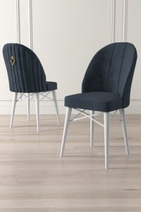 Súprava stoličiek (4 kusy) Ritim - Anthracite, White