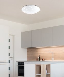 Stropná lampa biela LED 49cm 4000K hviezdna obloha Magnus