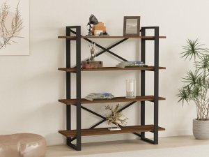 Knižnica Makro - Walnut