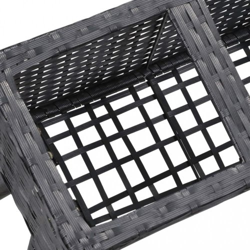 Zahradní truhlík 72x25x50 cm polyratan Dekorhome