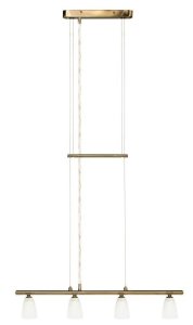 Stropné svietidlo Parma 4*40W G9 patinované zlaté