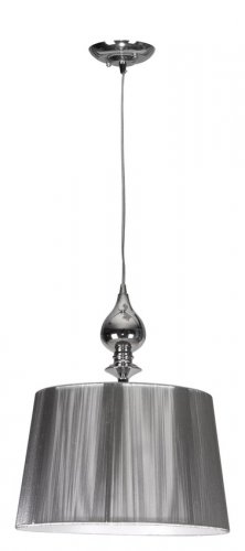 Závesná lampa GILLENIA - BAREVNÁ VARIANTA: Strieborná / sivá