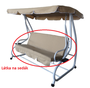 Látka pod sedák k hojdačke DE LUXE