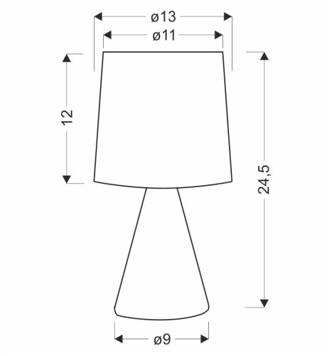 SATTI hnedá keramická stolová lampa s tienidlom E14 1x40W klasická dekoratívna elegantná do obývačky, spálne, kancelárie, teplé farby