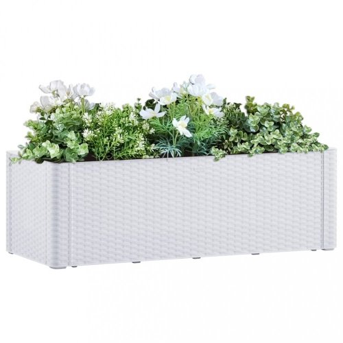 Záhradný vyvýšený kvetináč 100x43x33 cm PP Dekorhome - BAREVNÁ VARIANTA: Zelená