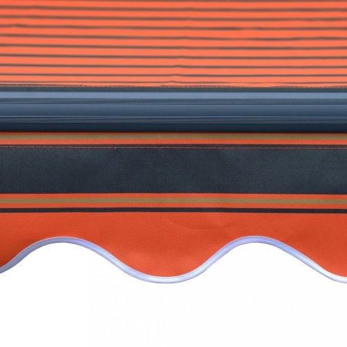 Ručně zatahovací markýza s LED světlem 350x250 cm Dekorhome