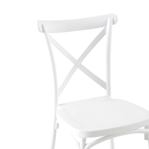 Stohovatelná židle SAVITA - BAREVNÁ VARIANTA: Bílá
