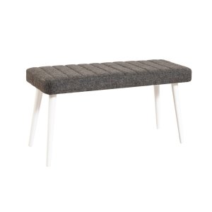 Lavica Stormi Bench - White, Anthracite