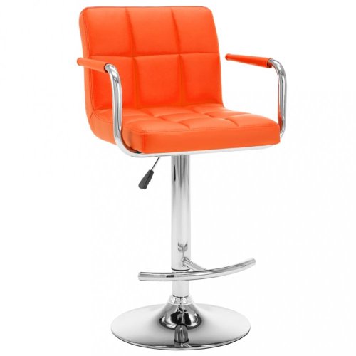 Barové stoličky 2 ks umelá koža / kov Dekorhome - BAREVNÁ VARIANTA: Fialová