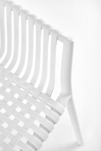 Stohovateľná jedálenská stolička K492 - BAREVNÁ VARIANTA: Biela