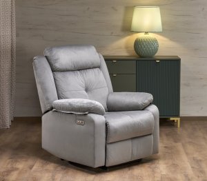 Elektrické polohovacie kreslo s USB LORIS