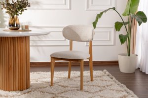 Súprava stoličiek (2 kusy) Lionte- White, Light Oak