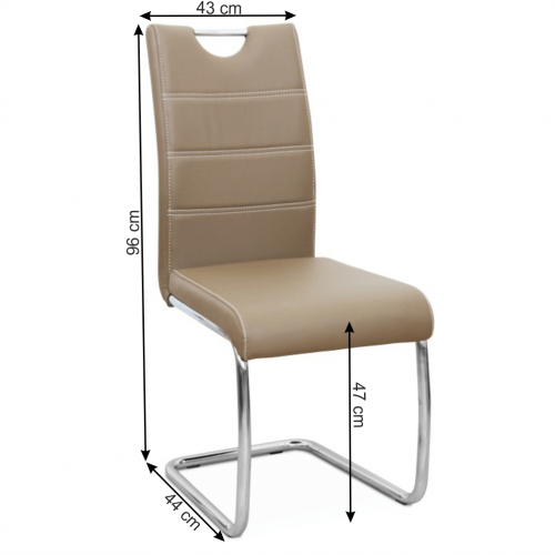 Jídelní židle ABIRA NEW - BAREVNÁ VARIANTA: Bílá
