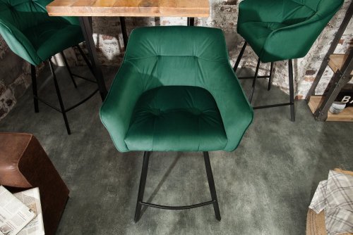Barová stolička LADON Dekorhome - BAREVNÁ VARIANTA: Zelená