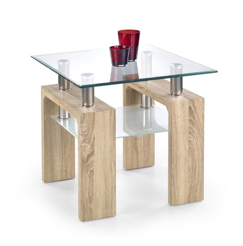 Konferenčný stolík DIANA H 60x60 cm - BAREVNÁ VARIANTA: Čierna