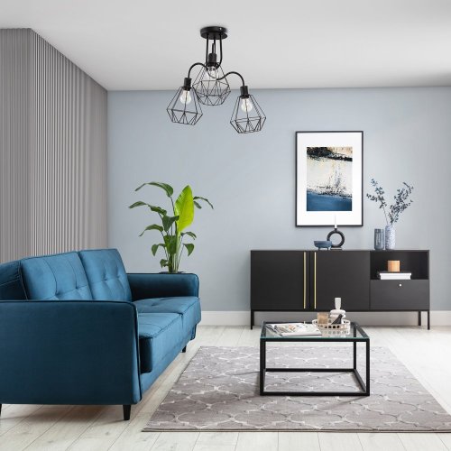 Bendinni 51x51x50cm lustr 3 černý