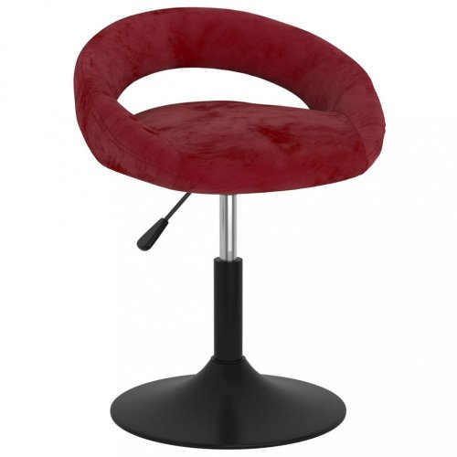 Barová stolička zamat / kov Dekorhome - BAREVNÁ VARIANTA: Svetlosivá