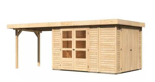 Dřevěný zahradní domek RETOLA 4 Dekorhome - ŠÍŘKA: 319 cm