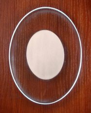 LED nástenná lampa 16x0,065W 22cm oválna