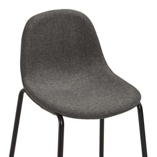 Barový set 5ks textil / bílá Dekorhome