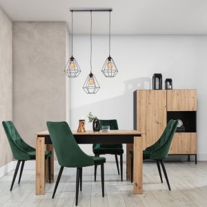 Brevitas 70x25x100cm závesná lineárna 3 čierny