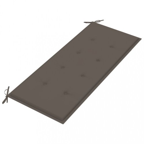 Skládací zahradní lavice s poduškou 120 cm akácie Dekorhome