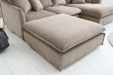 Taburet HESTIÁ manšestr Dekorhome