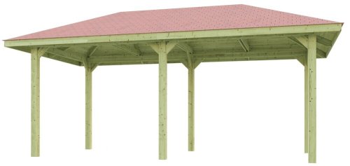 Dřevěný zahradní altán 651 (5,8x3,3m)
