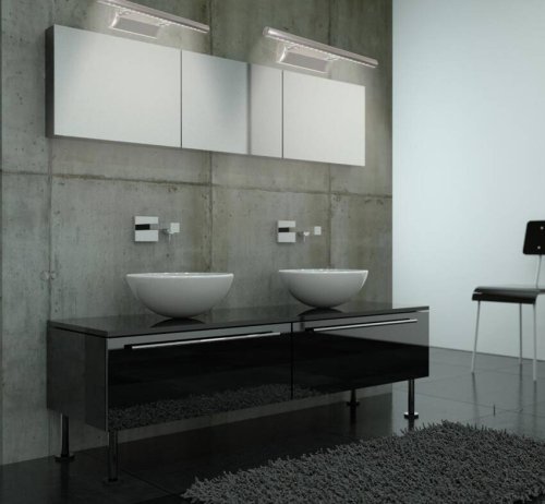 Nástěnná lampa LED 5W forte kulatá LED trubice saténová