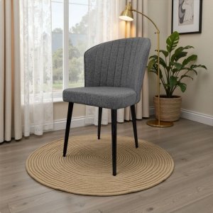 Súprava stoličiek (2 kusy) Rubi - Grey, Black