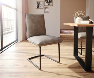 Jedálenská stolička Lelio-Flex console base round black microfiber