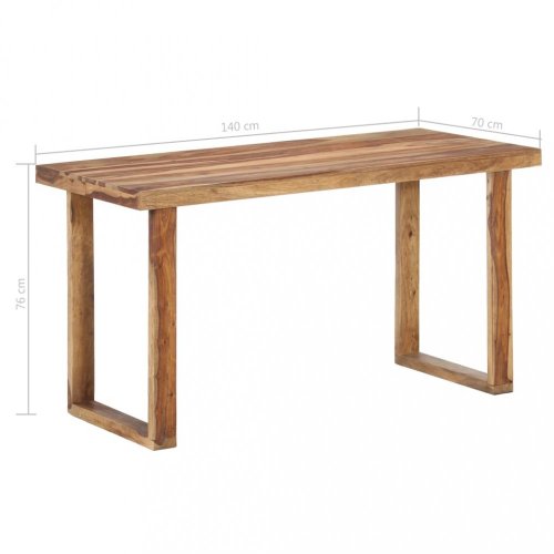 Jídelní stůl masivní dřevo Dekorhome - ROZMĚR: 160x80x76 cm