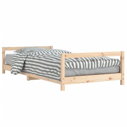 Dětská postel 90 x 190 cm masivní borové dřevo