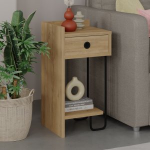 Noční stolek Sirius Left - Oak v2