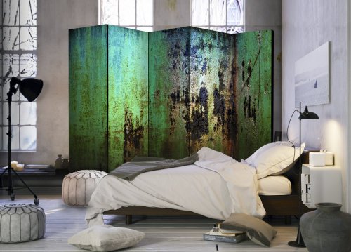 Paraván Emerald Mystery Dekorhome - ROZMĚR: 225x172 cm (5-dílný)