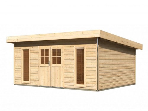 Dřevěný zahradní domek 494 x 375 cm Dekorhome