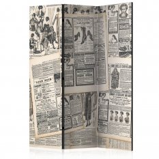Paraván - Vintage Newspapers [Room Dividers]