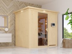 Interiérová fínska sauna 195x151 cm Dekorhome