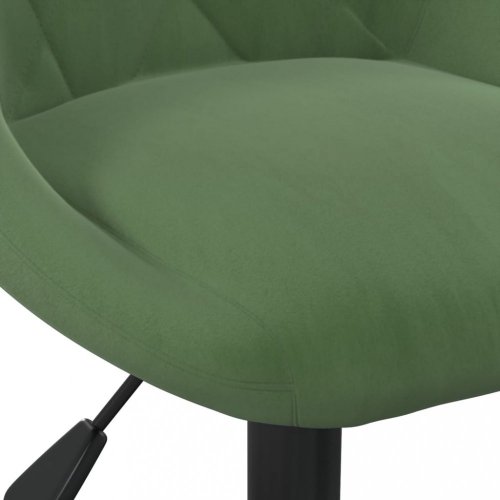 Otočná jídelní židle 2 ks samet / kov Dekorhome - BAREVNÁ VARIANTA: Tmavě zelená