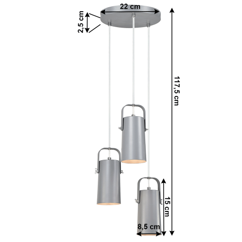Závesná lampa DEVAN