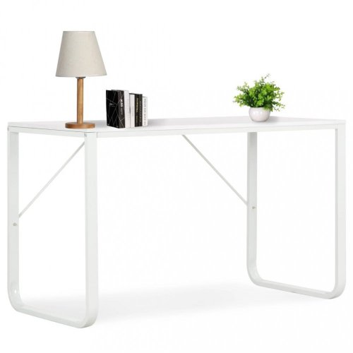 Písací stôl 120x60 cm Dekorhome - BAREVNÁ VARIANTA: Biela / dub