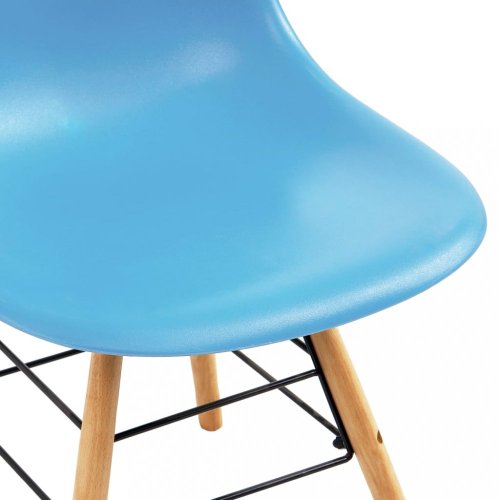 Jídelní set 5ks plast / dub Dekorhome