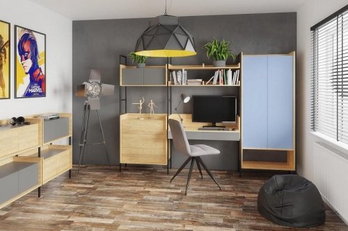 Modulární psací stůl MOBIUS BIURKO 2S