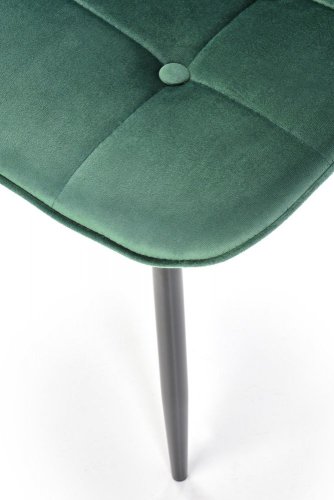 Jedálenská stolička K417 - BAREVNÁ VARIANTA: Tmavo zelená
