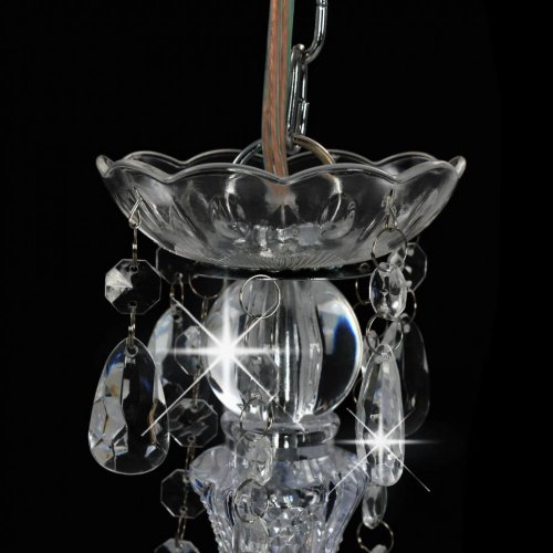 Závesná lampa luster 3 x E14 Dekorhome - BAREVNÁ VARIANTA: Biela