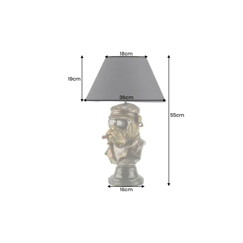 Stolová lampa REX Dekorhome