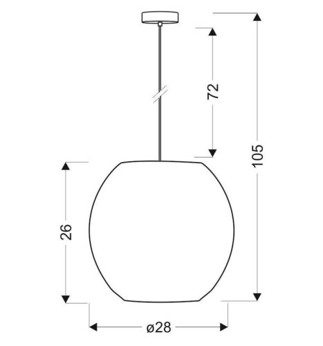 RICA ZWIS 28 1X40W E27 ZELENÁ + ŠŇŮRA 85-10523